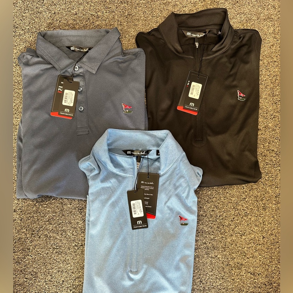 Travis Mathew Los Angeles country club LOT 2 qz’s one polo BNWT. Size large